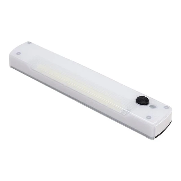 Powermaster PM-18399 Beyaz Cob Ledli Yapışkanlı Mıknatıslı El Tipi Fener Magnet Bar ürün görseli 1