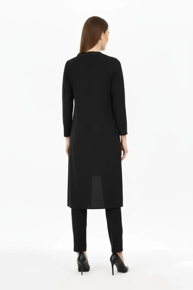 Kadın Taşlı 2 Li Kombin Elbise BGL-ST04712 - Resim 6