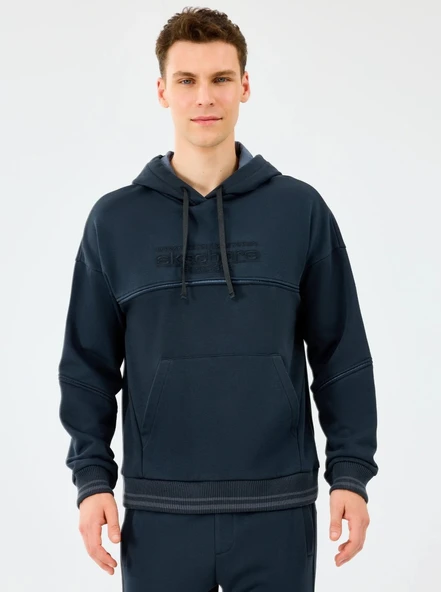 Skechers M Hoodie Kapüşonlu Sweatshirt S2520227 Erkek Kapüşonlu Sweatshirt - Resim 5