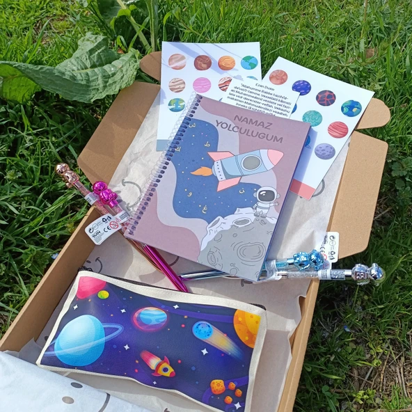 Utterly Good Çocuklar Için Namaz Yolculuğum Seti  Sticker  Kalemlik  Jel Kalem - Resim 3