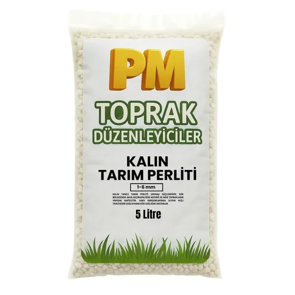 Tarım Perliti (1-6 mm) Kalın - 5 Litre ürün görseli