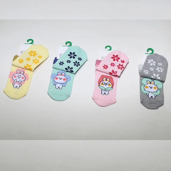 KIZ BEBEK AFOREN DESEN PATİK ÇORAP (6 ADET) ürün görseli 1