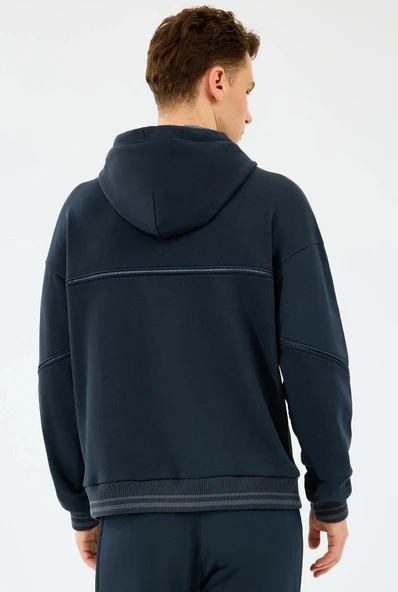 Skechers M Hoodie Kapüşonlu Sweatshirt S2520227 Erkek Kapüşonlu Sweatshirt - Resim 7