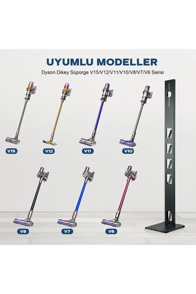 Baykush Şarjlı Süpürge Standı Dyson V15 Ayaklı Ünite Dyson Gen5detect Ayaklı Ünite ürün görseli