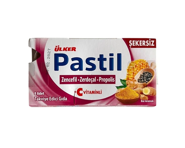 Ülker Pastil Zencefil Zerdeçal Propolis Aromalı 22,4 gr 12 Adet ürün görseli