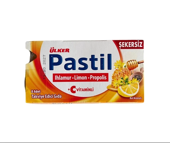 Ülker Pastil Ihlamur Limon Propolis Aromalı 22,4 gr 12 Adet ürün görseli