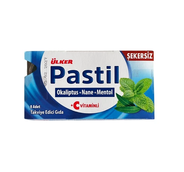 Ülker Pastil Okaliptus Nane Mentol Aromalı 22,4 gr 12 Adet ürün görseli