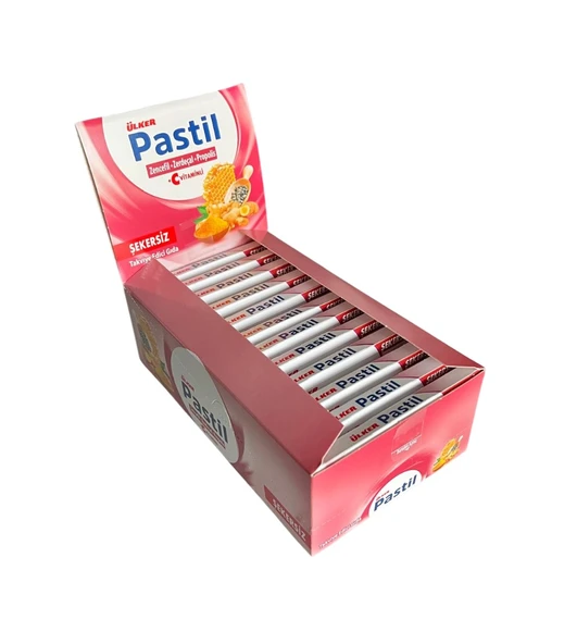 Ülker Pastil Zencefil Zerdeçal Propolis Aromalı 22,4 gr 12 Adet - Resim 3