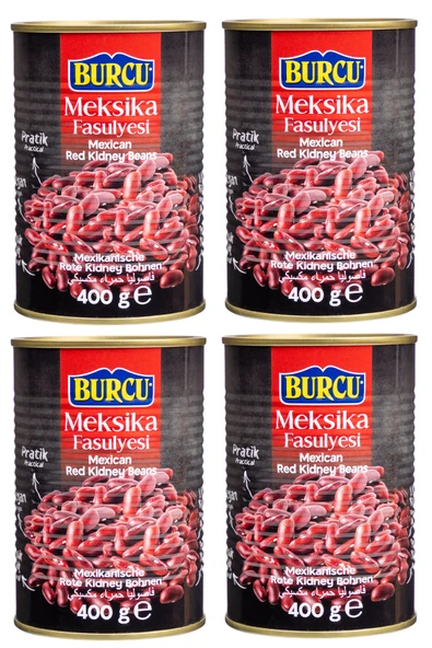 Burcu Meksika Fasülyesi 400 gr x 4 Adet ürün görseli