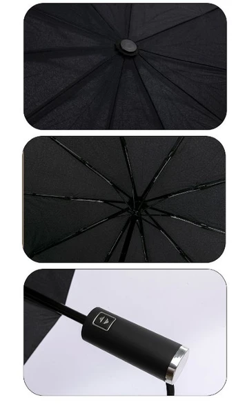 İsime Özel Lazer Baskı Kısa Özel Şemsiye Tam Otomatik - Resim 4