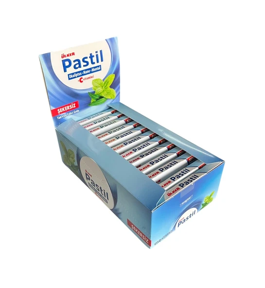Ülker Pastil Okaliptus Nane Mentol Aromalı 22,4 gr 12 Adet - Resim 3