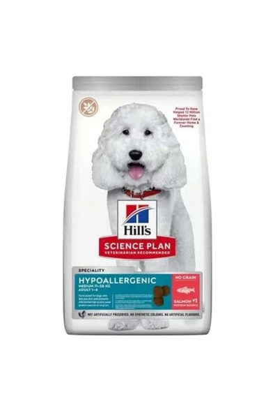Hill’s SP Hipoalerjenik Somonlu Orta Irk Yetişkin Köpek Maması 10+2 KG ürün görseli