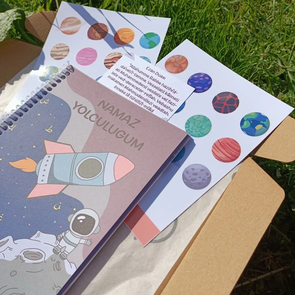 Utterly Good Çocuklar Için Namaz Yolculuğum Seti  Sticker  Kalemlik  Jel Kalem - Resim 5