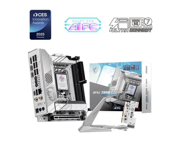 MSI MPG Z890I EDGE TI WIFI SOKET 1851 DDR5 8600MHZ ürün görseli 1