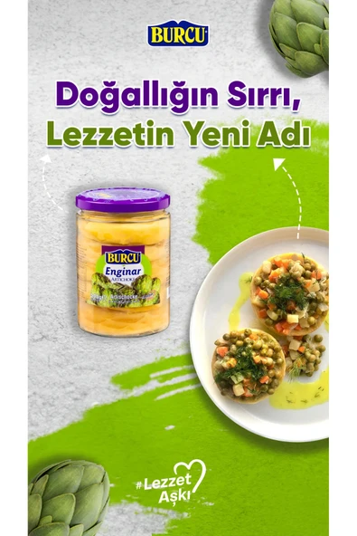 Burcu Enginar Konservesi 540 gr x 3 Adet - Resim 4