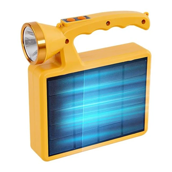 Powermaster Solarlı Usb li Şarjlı Taşınabilir Kamp Feneri PM-16044 - Resim 2