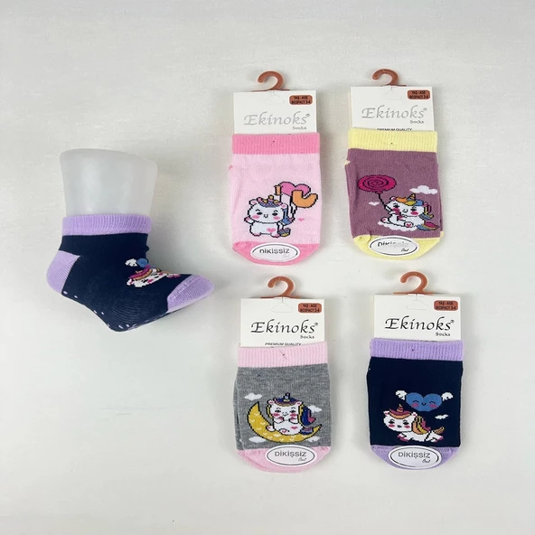 KIZ BEBEK DORA ABS DESEN PATİK ÇORAP (5 ADET) ürün görseli 1