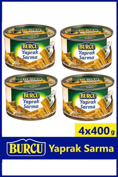 Burcu Yaprak Sarma 400 gr x 4 Adet ürün görseli