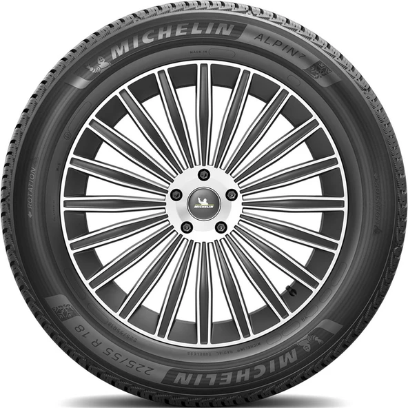 195/60R18 96H XL Alpin 7 Michelin 2024 - Resim 3