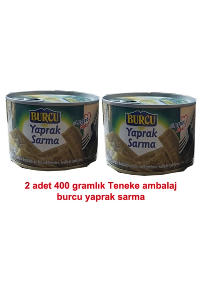 Burcu Yaprak Sarma 400 gr x 2 Adet - Resim 2