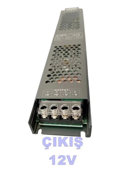 CATA 12V 40A Şerit Led Adaptörü 40A 480W Süper Slim - Resim 3