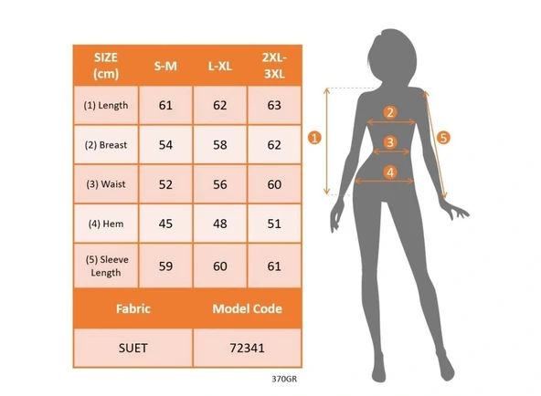 Kadın Uzun Kollu önden Fermuarlı Süet Ceket - Resim 4
