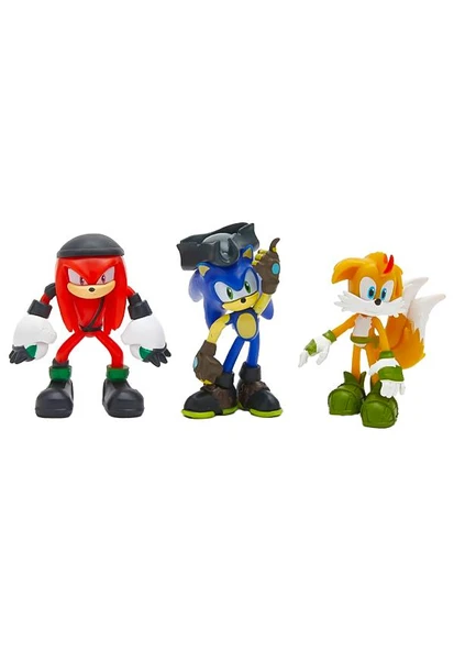 Sonic Prime 3lü Figür Seti S2 Model 4 ürün görseli