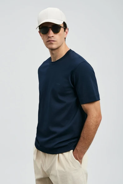 Lufian 112020058 Roland Erkek Basic Tişört Erkek T-Shirt - Resim 4