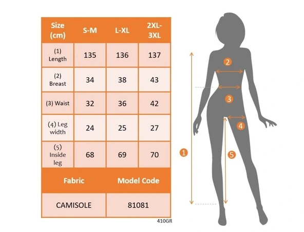 Kadın Uzun Kollu Fermuarlı Kaşkorse Tulum - Resim 4