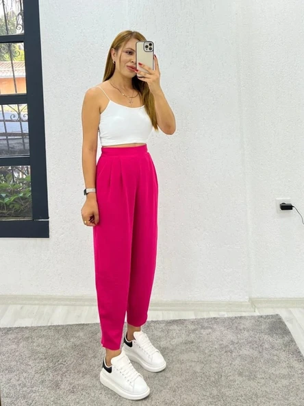 Kadın Yüksek Bel Hürrem Pantolon ürün görseli 1