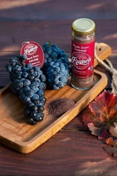 Öğütülmüş Siyah Üzüm Çekirdeği 70gr ürün görseli