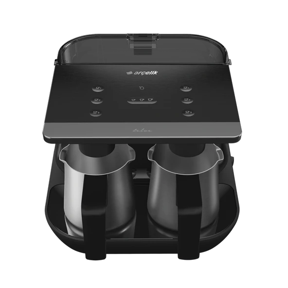 Arçelik Tkm 9961 S Telve Türk Kahve Makinesi Siyah Çelik İkili Tkm9961S - Resim 3