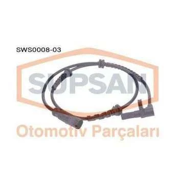 Opel Abs Sensor Kablosu On Corsa D Grande Punto Mito - Supsan Sws0008-03 - Resim 1