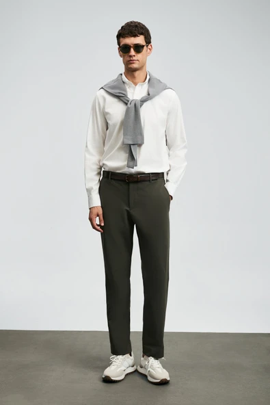 Lufian 112190340 Daren Smart Erkek Chino Pantolon Slim Fit Erkek Pantolon - Resim 6