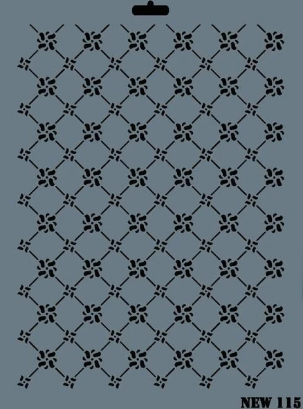 Rich New Seri N-115 Stencil 35x25 cm ürün görseli