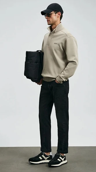 Lufian 112200262 Wıllıam Spor Jean Erkek Pantolon Slim Fit Erkek Kot Pantolon - Resim 6