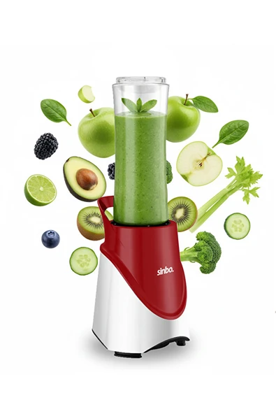 Sinbo SHB-7508 300W Smoothie Blender ,Paslanmaz Çelik Bıçaklı, 570 ml Şişe - Resim 4
