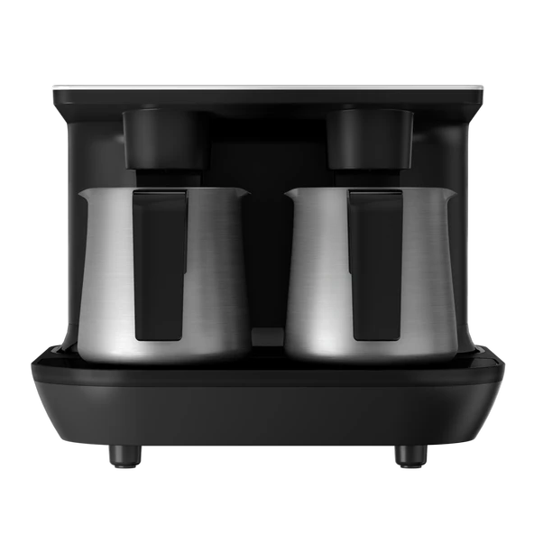 Arçelik Tkm 9961 S Telve Türk Kahve Makinesi Siyah Çelik İkili Tkm9961S - Resim 2