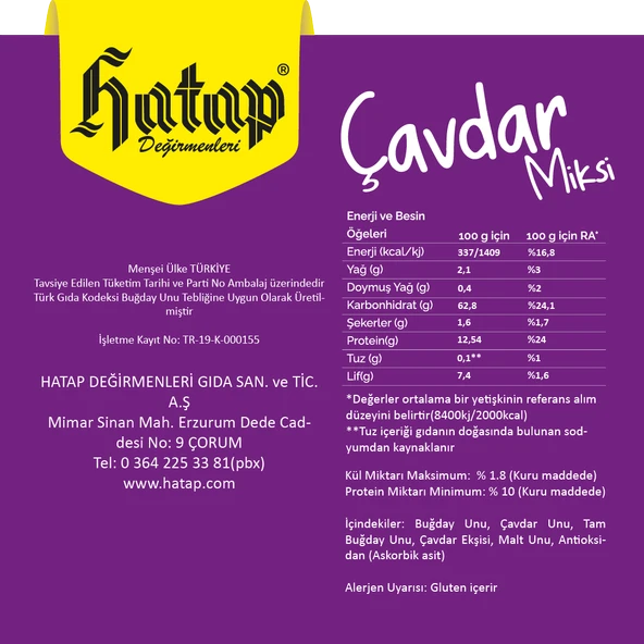 Hatap Çavdar Ekmeği Miksi - Resim 2