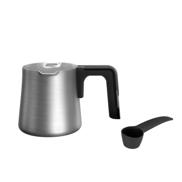 Arçelik Tkm 9961 S Telve Türk Kahve Makinesi Siyah Çelik İkili Tkm9961S - Resim 4