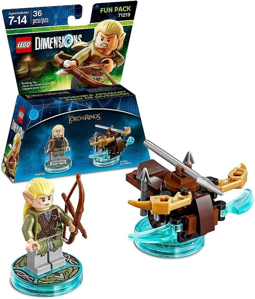 Lego 71219 Dimensions Fun Pack LOTR Legolas - Resim 2