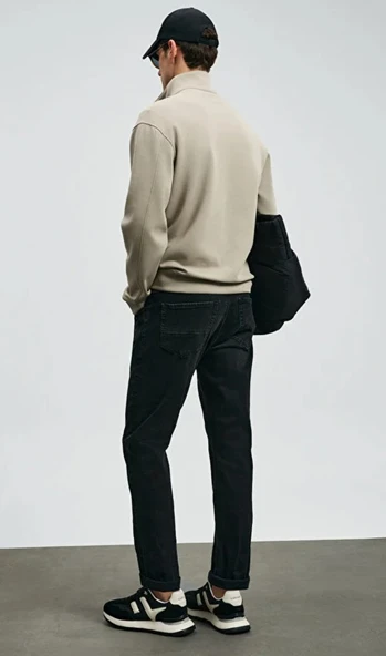 Lufian 112200262 Wıllıam Spor Jean Erkek Pantolon Slim Fit Erkek Kot Pantolon - Resim 7