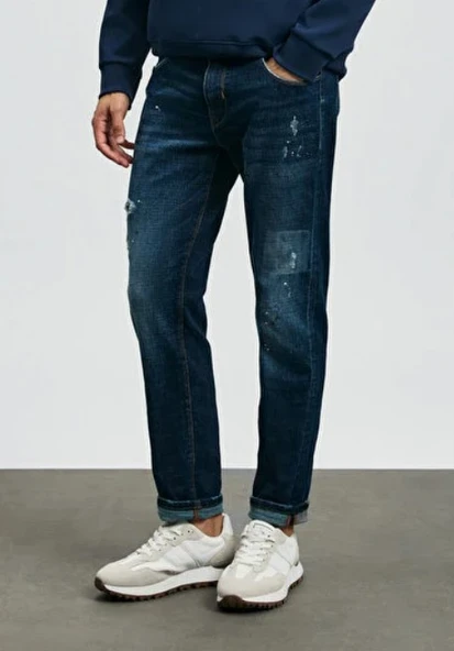 Lufian 112200229 Edgar Jean Erkek Pantolon Slim Fit Erkek Kot Pantolon ürün görseli