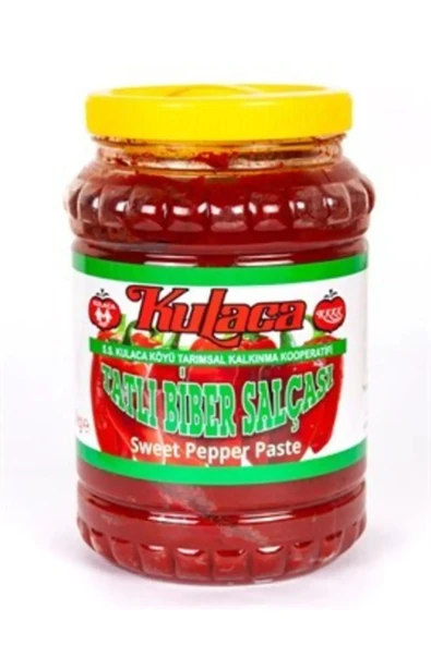 KULACA Tatlı Biber Salçası 2.5 Kg. (2025 ÜRETİM YENİ MAHSÜL) ürün görseli