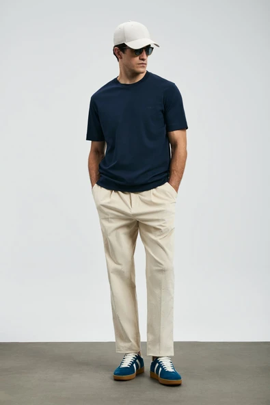 Lufian 112020058 Roland Erkek Basic Tişört Erkek T-Shirt - Resim 6