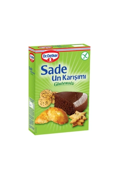 Dr Oetker Glutensiz Sade Un Karışımı 250 gr (2'Lİ) ürün görseli