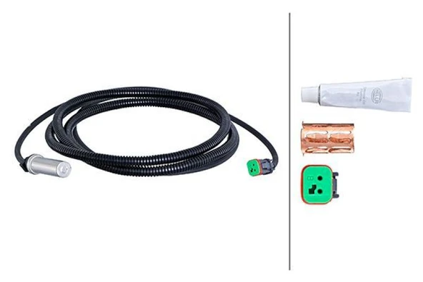 Scanıa Truck Abs Sensörü Ön Sag Disk Tip A Tipi Fis (spiral Korumalı) Scanıa P.g.r.t.-Seri 04> 2675 MM - 2 Pin - Hella 6pu230048-611 ürün görseli