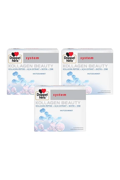 Doppelherz System Kollagen Beauty 30 X 25 ml Flakon x 3 Adet ürün görseli
