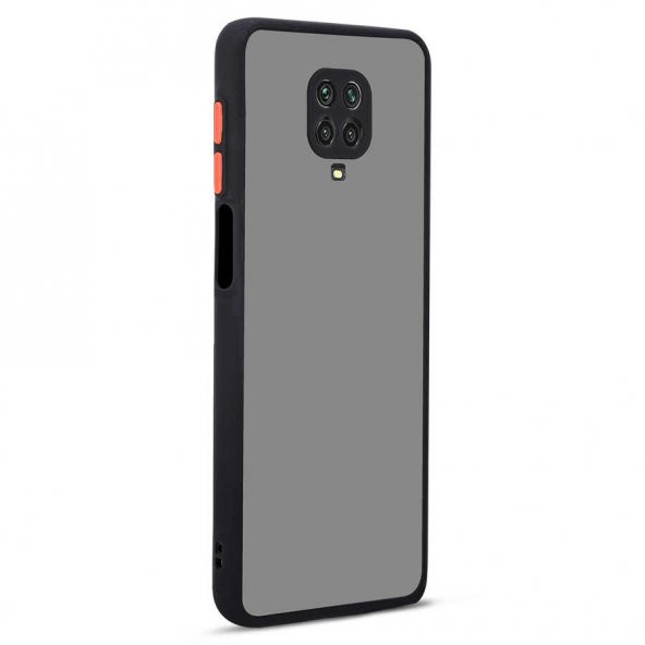 Xiaomi Redmi Note 9S Kılıf Zore Hux Düğme ve Kapak Zıt Renk Kılıf - 2