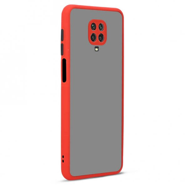 Xiaomi Redmi Note 9S Kılıf Zore Hux Düğme ve Kapak Zıt Renk Kılıf - 3
